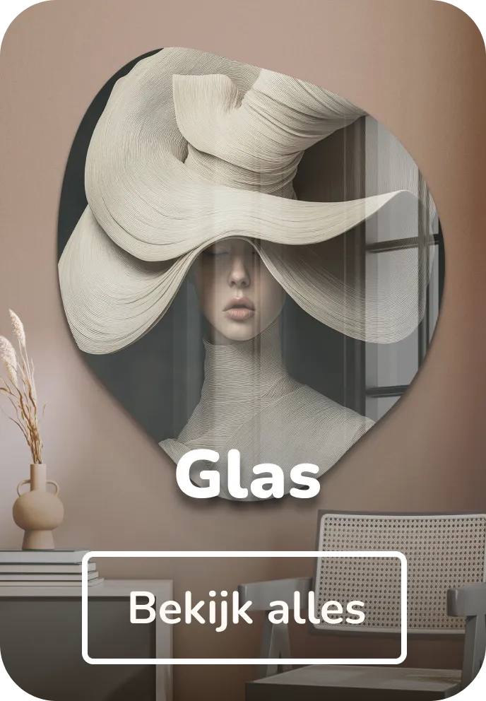 Organische vorm glas