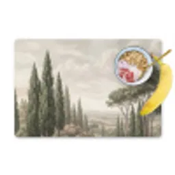 Vallei - Bos - Natuur - Groen Placemat vinyl groot -zzzproduct_Kitchenyeah-website