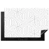 Geometrie - Lijn - Patroon Inductie beschermer vinyl 3mm klein 276 -3d