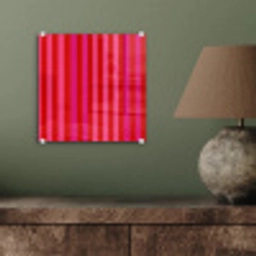 Verticaal - Strepen - Roze plexiglas 5mm klein 11 -sfeer3