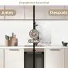 Vissen - Chef - Zwart - Wit keuken achterwand 2 middel -voor-na2_ES
