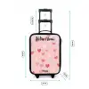 Hartjes - Patroon - Roze Kinderkoffer - Zwart klein -productfoto_formaten