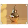 Goud - Disco - Glitter - Peer tuinposter los doek klein -3d