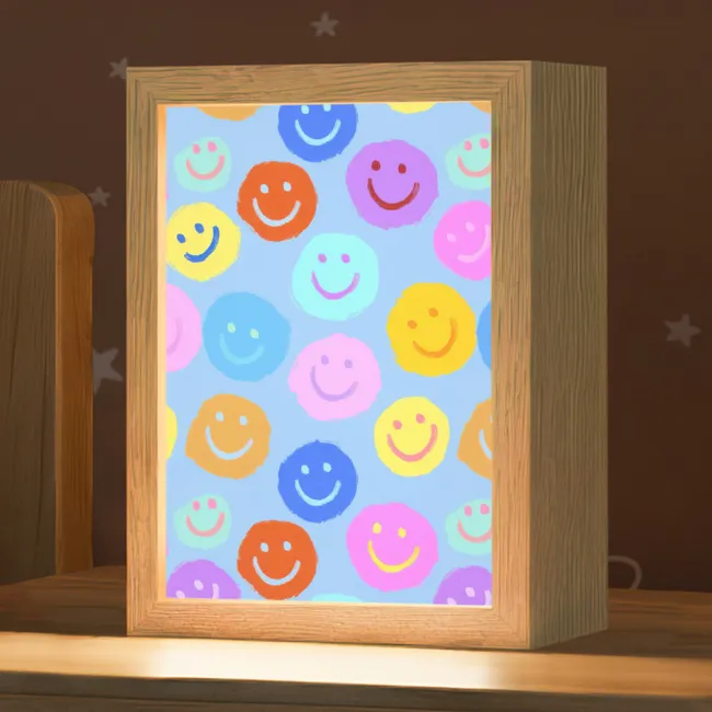 Nachtlampje - Smileys - Kleurrijk - Grappig