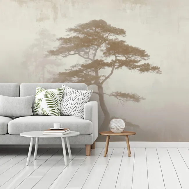 Tapete - Baum - Orientalischer Stil - Landschaft