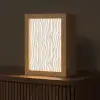 Abstract - Zebra - Beige Light Box met kabel (Tafellamp) klein 925 -z3d_website
