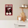 Kersen - Illustratie - Rood KitchenYeah - Keuken - Canvas klein -sfeer1
