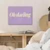 Oh darling - Hart - Paars PET vilt klein -sfeer3