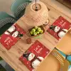 Sneeuwpret - Winter - Sneeuwpop Placemat vinyl groot -zzsfeer5_Kitchenyeah-website