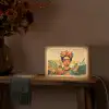 Vrouwelijk - Bloemen - Sieraden Light Box met kabel (Tafellamp) klein -sfeer4