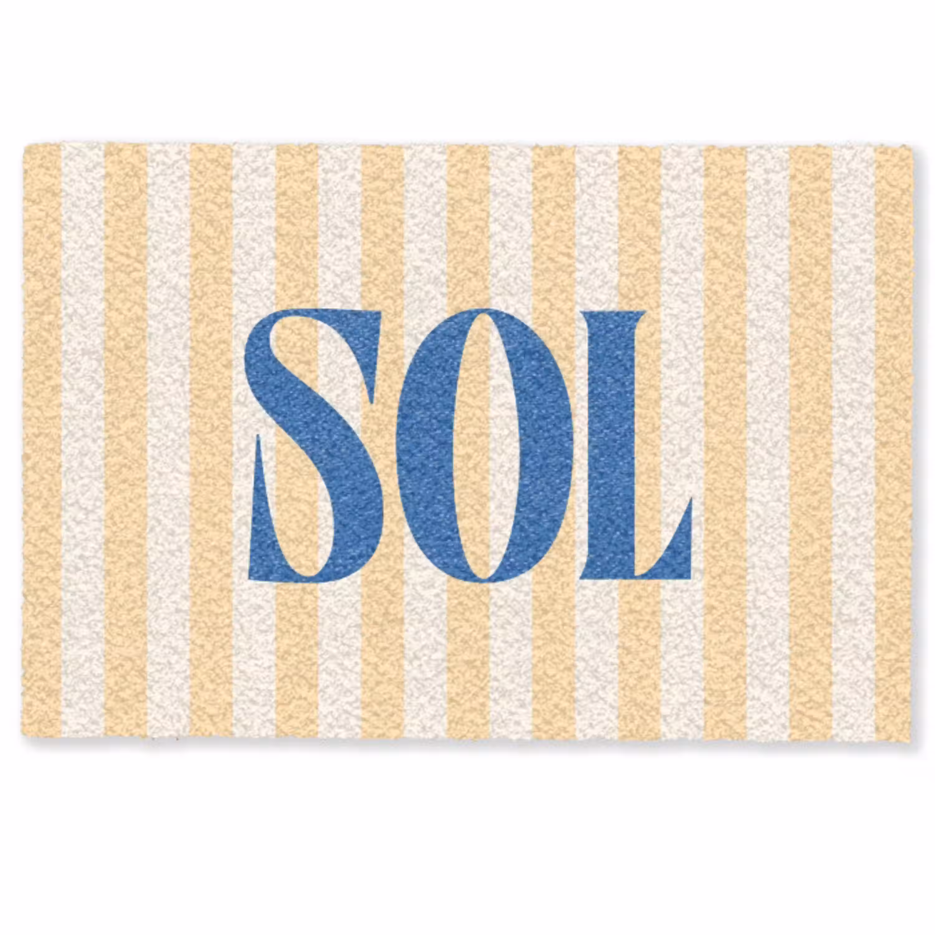Blauw - Geel - Strepen - Sol Deurmat klein -zkaufland3d