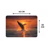 Walvis - Zon - Zee Placemat vinyl groot -specs
