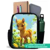 Sunny pony Rugzak - Zwart middel -inhoud_NL