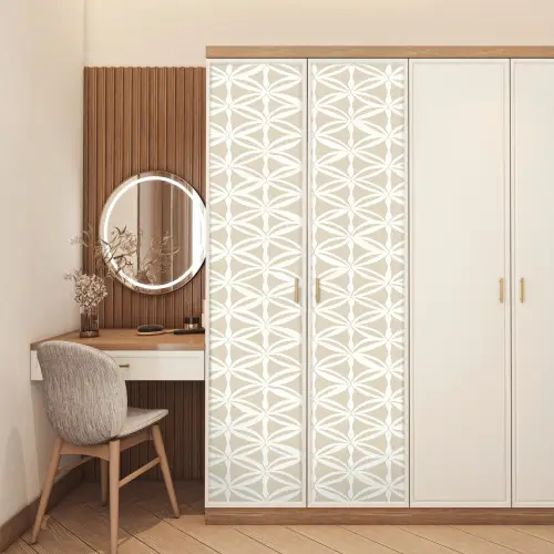 Motief - Modern - Beige deurposter klein 289 -sfeer3