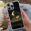 Maan - Bomen - Rust Hoesje iPhone 16 Pro Max met koord klein -sfeer3