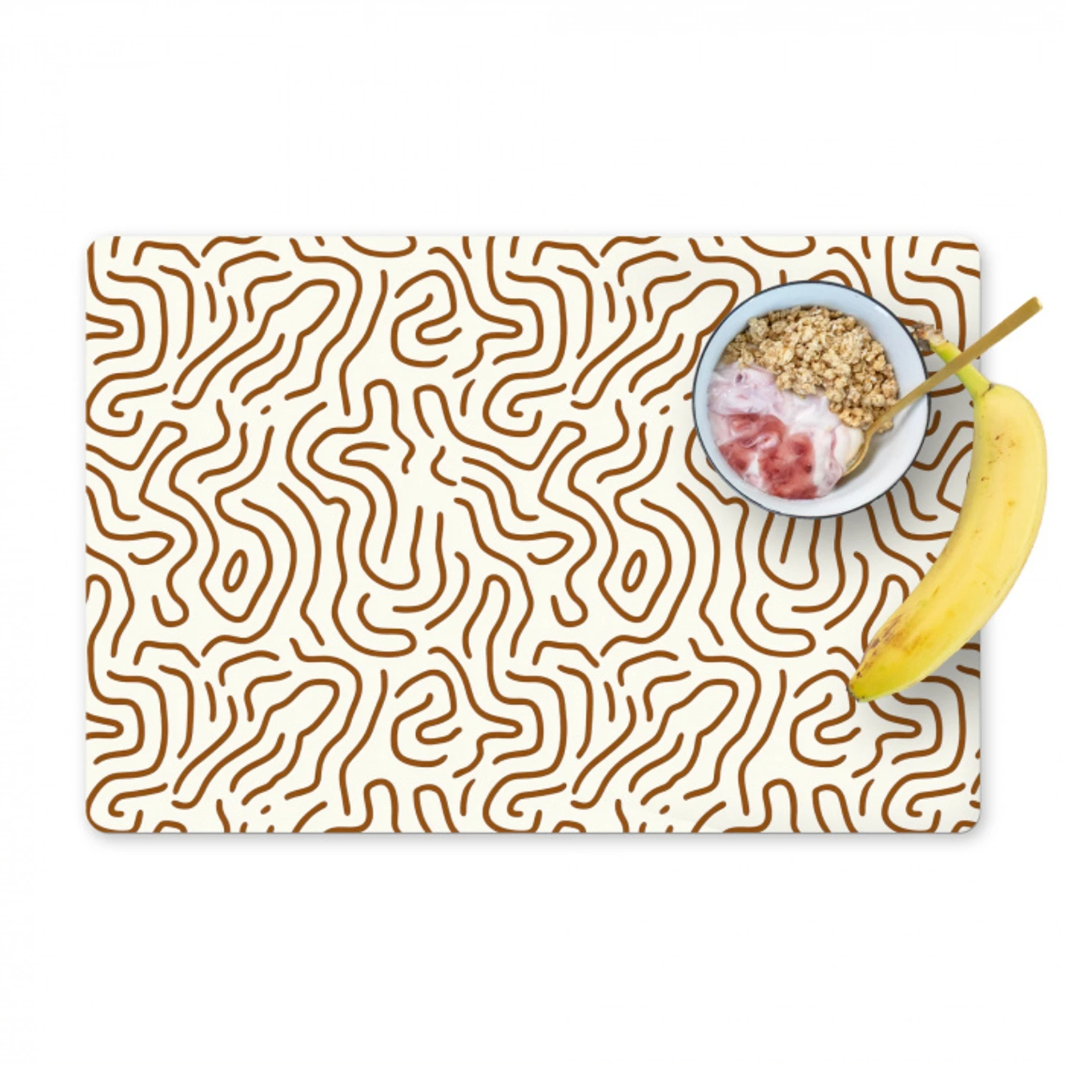 Minimalistisch - Patroon - Terracotta Placemat vinyl groot 368 -zzzproduct_Kitchenyeah-website