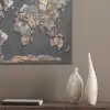 Wereldkaart - Stenen - Realistisch PET vilt klein -sfeer6_closeup