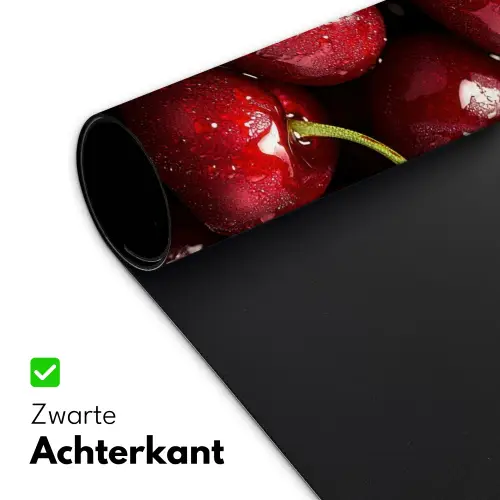 Rood - Fruit - Kersen Muismat XXL klein -sfeer2