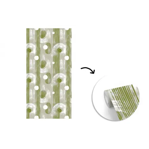 Artistiek - Modern - Groen fotobehang vinyl groot 64 -3d