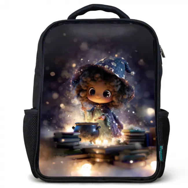 Nachtspreuk in nevellicht Rugzak - Zwart middel -3d