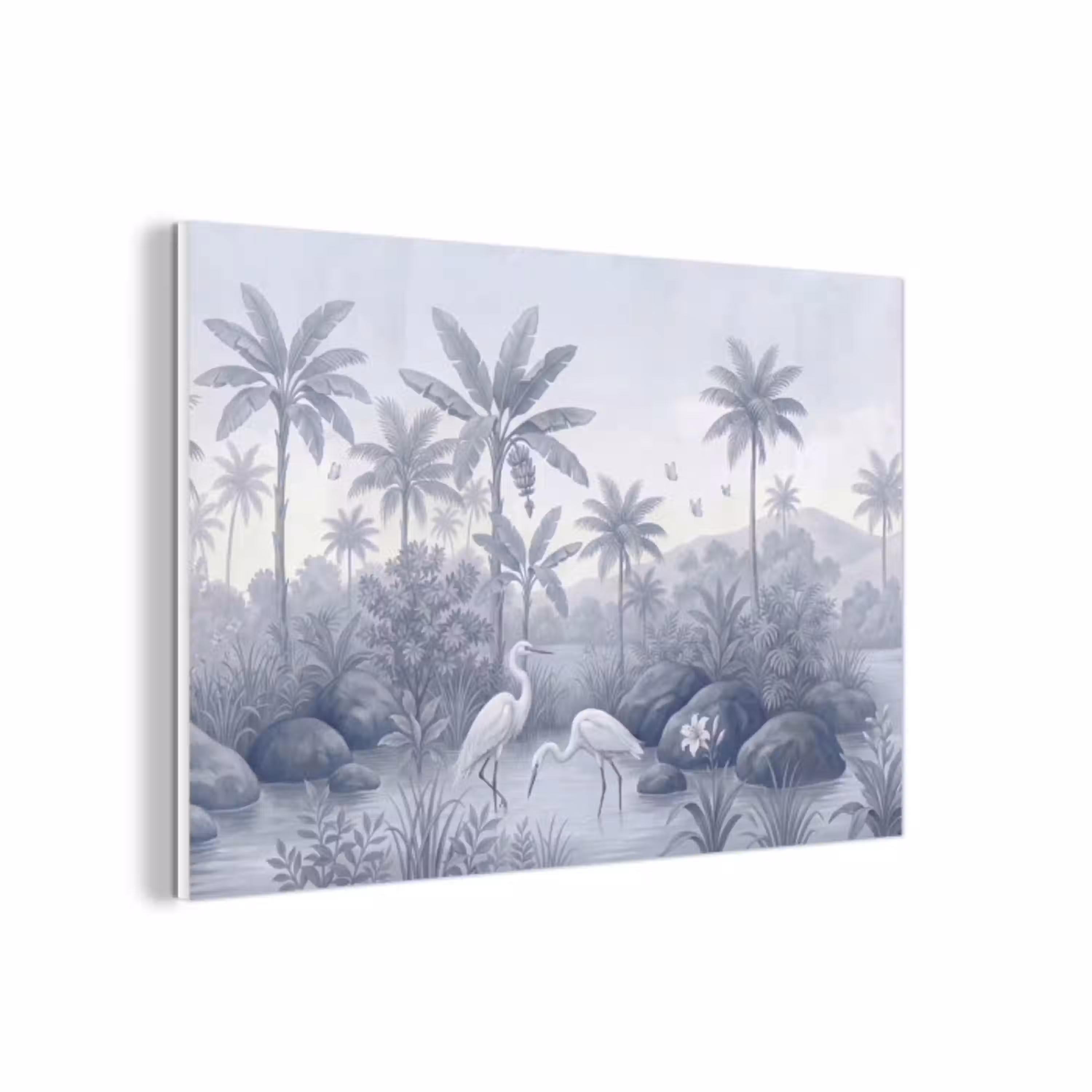 Vogel - Water - Tropisch - Natuur - Blauw forex 5mm xxl -3d