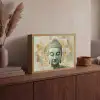 Buddha - Mandala - Modern - Spiritualiteit Light Box met batterij (Wandlamp) middel -sfeer2
