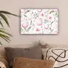 Patroon - Eieren - Roze - Pasen canvas 2cm klein -sfeer1