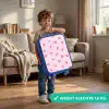 Roze hartjes Kinderkoffer - Blauw klein -sfeer2_NL