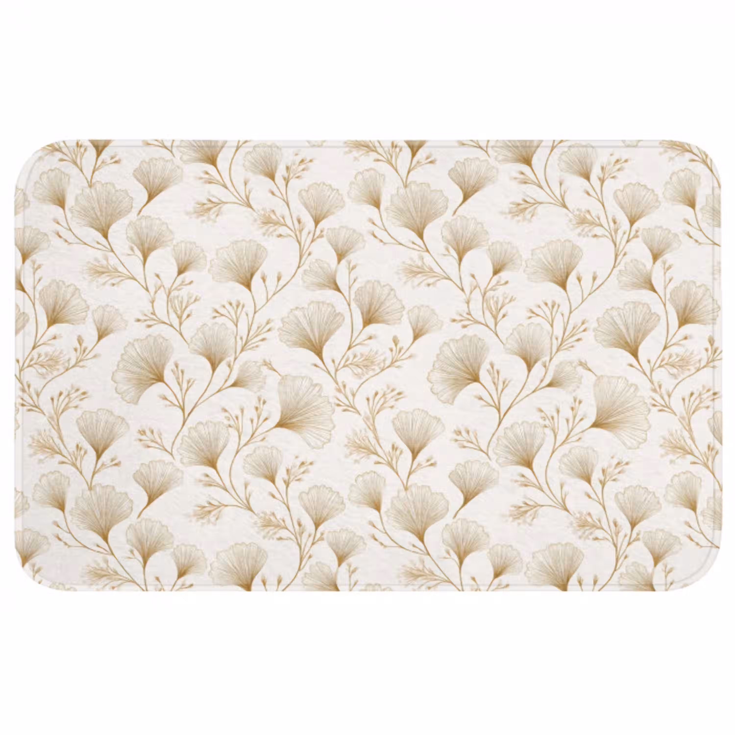 Ginkgo - Takken - Goud Badmat middel 997 -3d