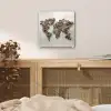 Wereldkaart - Stenen - Wit plexiglas 5mm klein -sfeer4