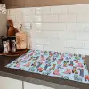 Retro - Disco - Laarzen - Multi Inductie beschermer vinyl 3mm klein 276 -sfeer3