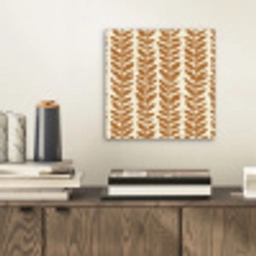 Textuur - Bladeren - Oker aluminium wit klein 46 -sfeer1