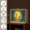 Dieren - Jungle - Giraf - Olifant - Aapje Light Box met batterij (Wandlamp kind) middel -USP_websiteoverzichtNL