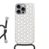Grafisch - Patroon - Modern Hoesje iPhone 16 Pro Max met koord klein 804 -3d