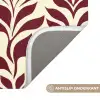 Abstract - Bladeren - Burgundy Badmat klein 997 -USP_AntislipNL