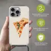 Pizza - Kaas - Pepperoni Hoesje iPhone 16 Pro Max met koord klein -sfeer2_NL