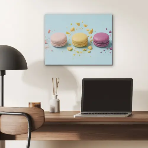 Macarons - Kleurrijk - Pastel PET vilt klein -sfeer5