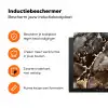 Aardse Marmeren Luxe Inductie beschermer vinyl 3mm klein -zzzzzzz-td-ups