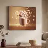 Chocomelk - Drinken - Warm - Bruin Textielframe zwart klein -sfeer3