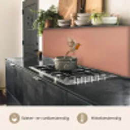 Roodborst - Natuur - Roze keuken achterwand 2 middel -usp_NL