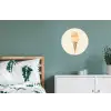 Minimalistisch - Schepijs - Hoorntje - Beige Wandcirkel aluminium klein -slaapkamer