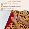 Oranje - Roze - Panterprint keuken achterwand spatscherm klein 900 -spatscherm_NL