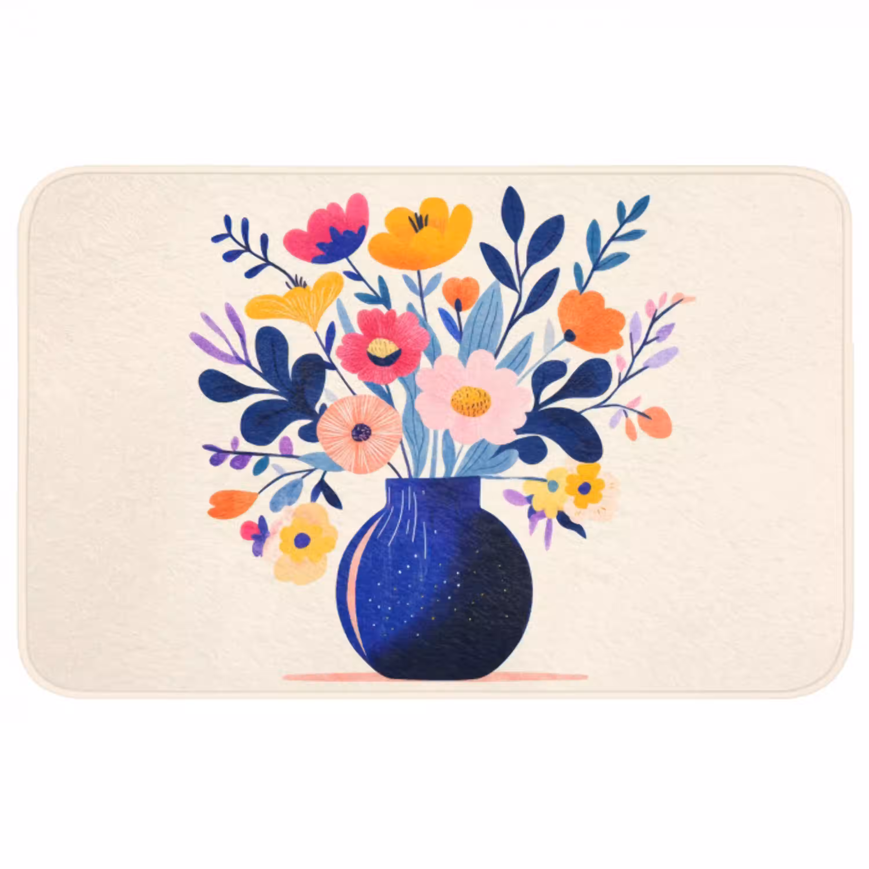 Vaas - Bloemen - Boeket WCmat middel -3d
