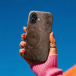 Houtnerf - Textuur - Patroon - Bruin - Rustiek Toughcase MagSafe Apple iPhone 17 klein -Sfeer1V