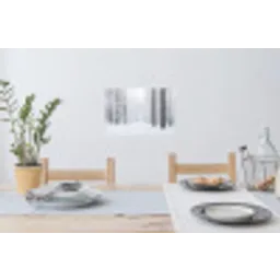 Bos - Sneeuw - Pad - Winter - Stilte Muursticker klein -eettafel