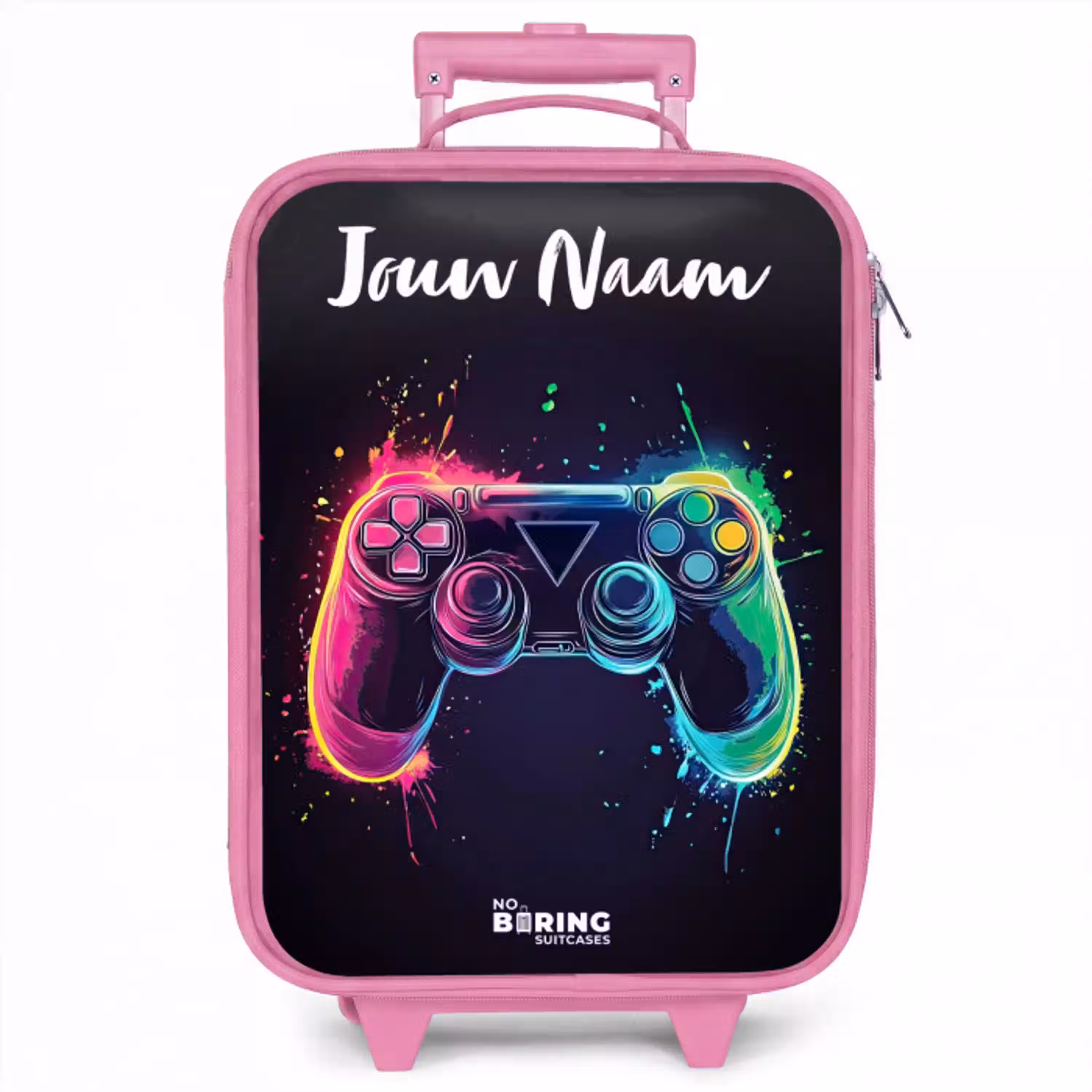 Neon - Controller - Verfspatten - Game Kinderkoffer - Roze klein -zzz_website3d