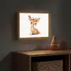 Hert - Baby - Dieren Light Box met batterij (Wandlamp kind) middel -sfeer5_kind