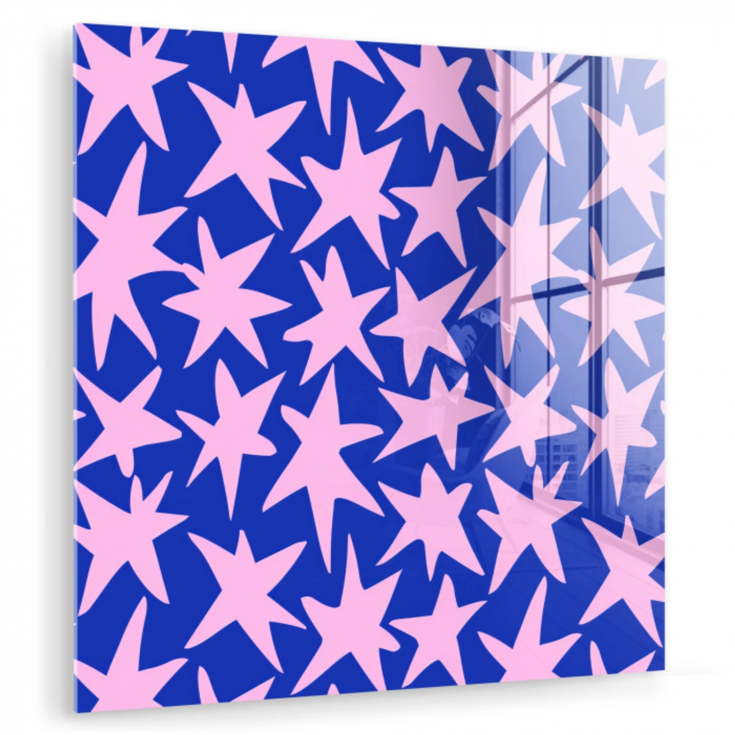 Modern - Sterren - Blauw plexiglas 5mm klein 11 -zzzproduct_nieuw