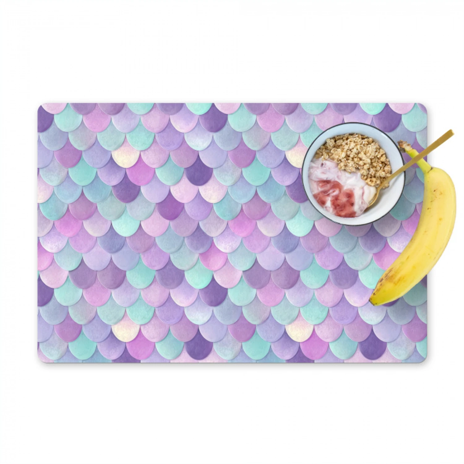 Dromerig - Zeemeermin - Pastel Placemat vinyl groot 368 -zzzproduct_Kitchenyeah-website