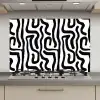Modern - Lijnen - Zwart keuken achterwand spatscherm klein 900 -3d_website
